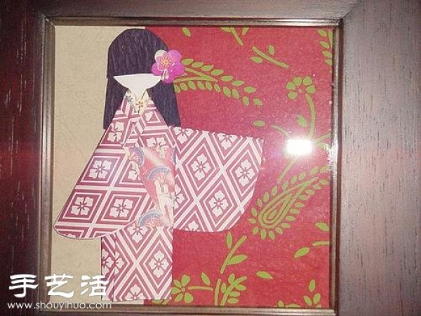 Japanese ethnic style kimono doll origami art