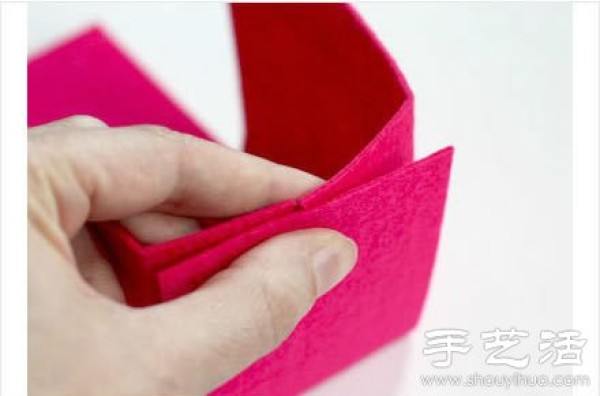 Wool felt storage box/jewelry box handmade tutorial