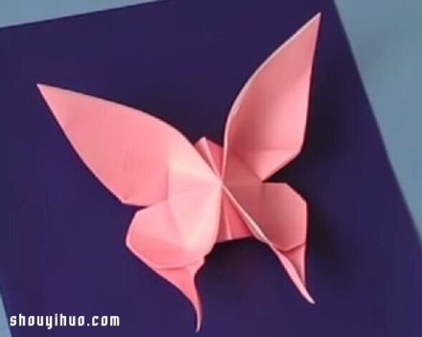 Handmade origami butterfly folding tutorial dynamic picture