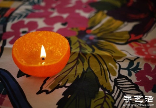 Warm and romantic small orange lamp creative DIY