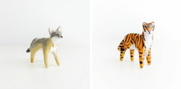 Naive little soft clay animals