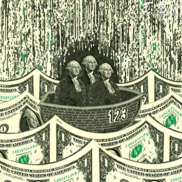 DIY Creative Clip Art of US Dollar Banknotes