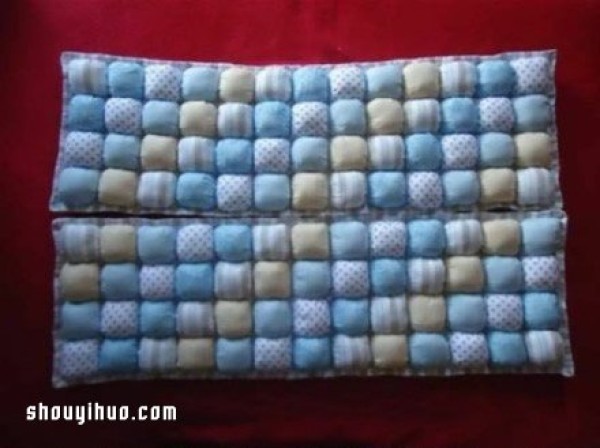 Use rag scraps to make a very protective crib and storage basket