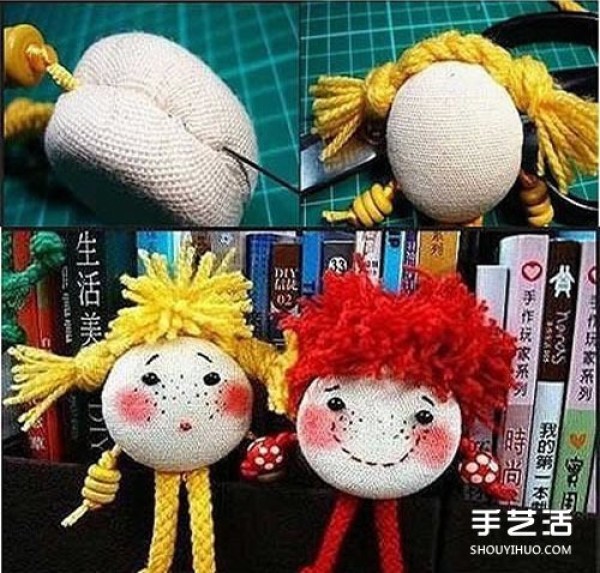 Cute ragdoll handmade DIY rag doll making method