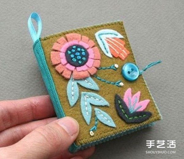 Appreciation of beautiful non-woven fabric notebook pictures and handmade fabric art notebook works