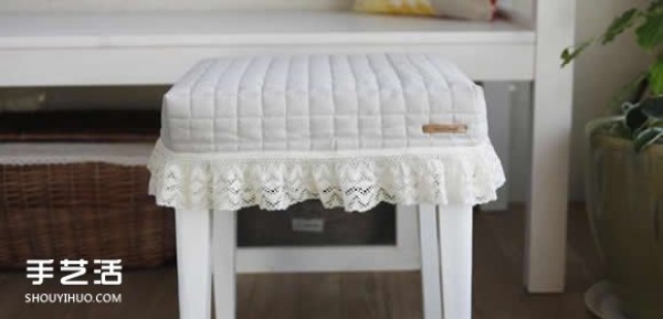 Dressing table, chair and stool remodeling, DIY painting, then making a chair cover, perfect