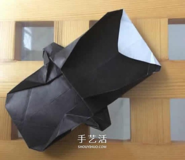 The origami step-by-step illustration of the crawling giant panda is so naive and cute~