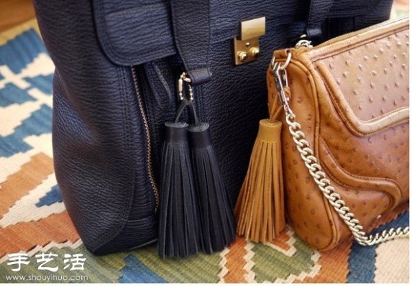 How to make homemade bag tassels and leather tassels