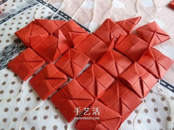 Creative Valentines Day Love Origami Illustrations of Folding Threads and Romantic Loves