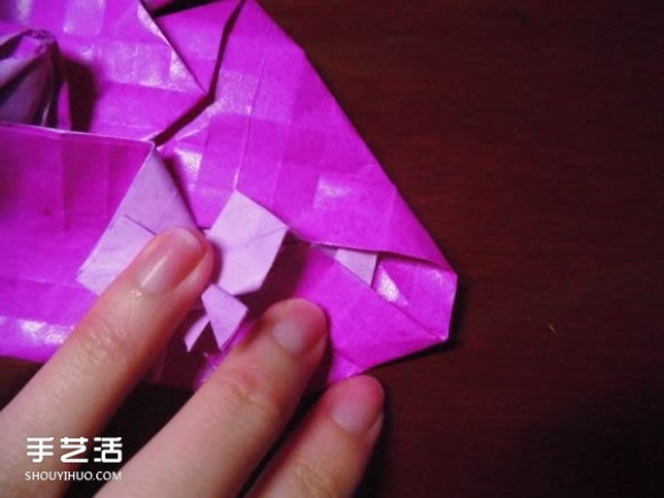 Die Lianhua Love Origami Illustration of Creative Love Origami Step by Step