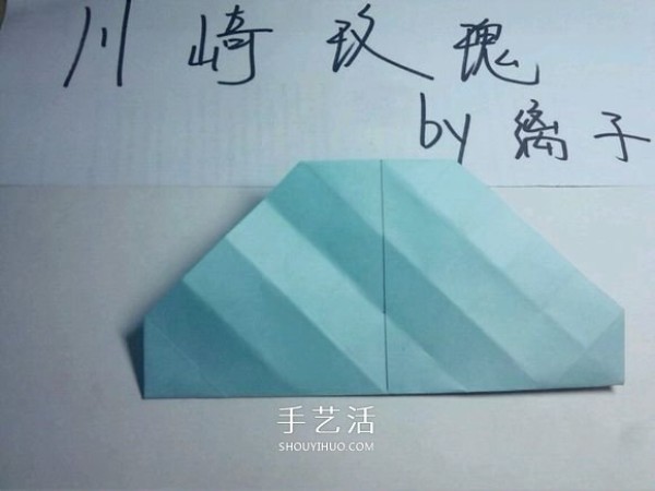 Teach you folding step by step! Detailed illustration of Kawasaki rose origami process