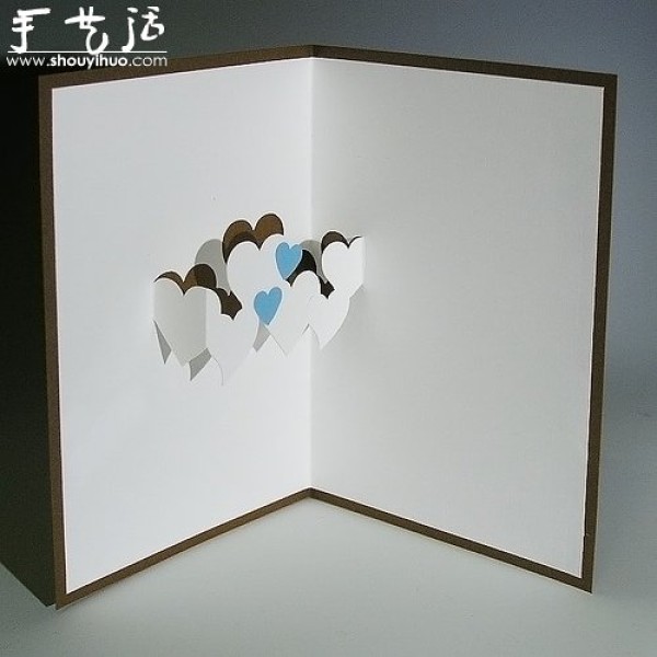 Appreciation of exquisite three-dimensional greeting card works