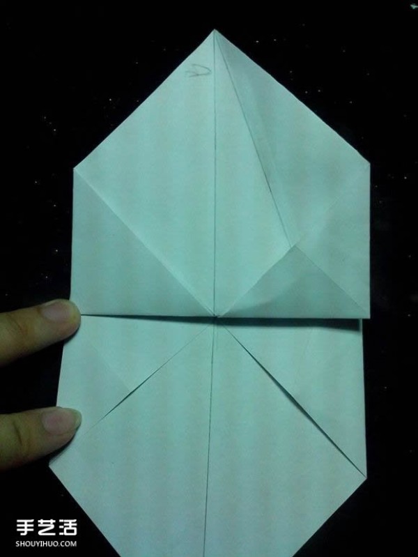 Handmade origami beautiful box illustration with paper crane packaging box folding method