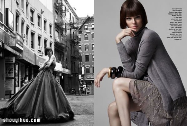 Pose Queen Canadian supermodel Coco Rocha fashion photo