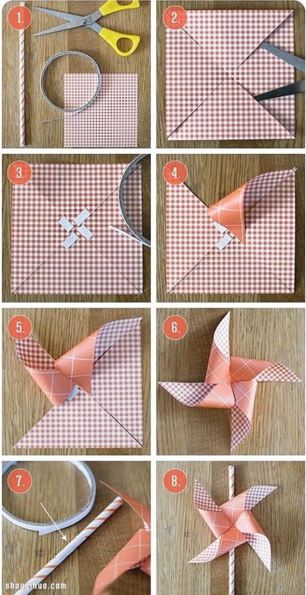 Windmill Making Steps Picture Small Windmill Making Process Illustrated Tutorial