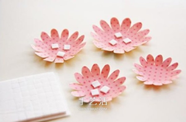 Handmade Mid-Autumn Festival greeting cards, DIY illustrations of cardboard flower greeting cards