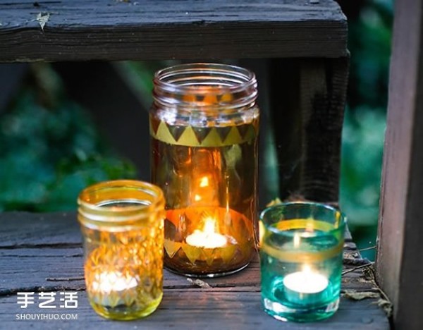 Aesthetic glass candlestick DIY tutorial glass bottle transformation and making candle holder