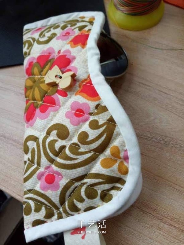 How to make a homemade glasses bag, a tutorial on how to make a fabric glasses bag,