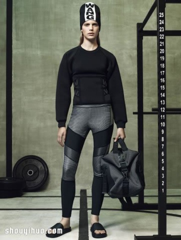 Alexander Wang and H&M minimalist street sports items