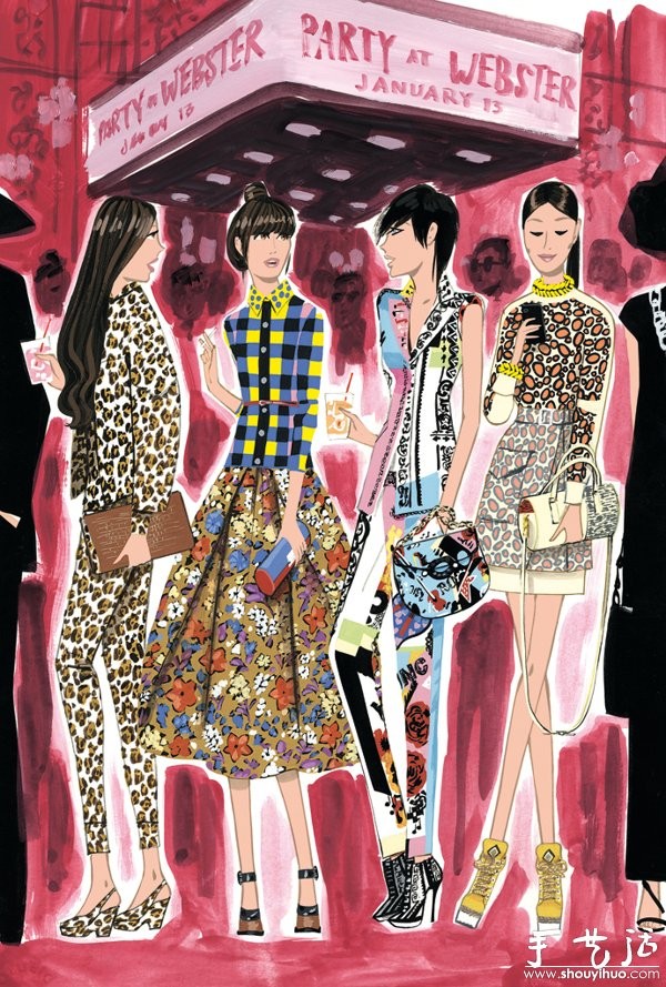 Spanish Jordi Labanda illustration design——VOGUE JAPAN