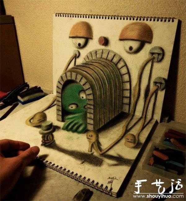 Nagai Hideyukis 3D paintings