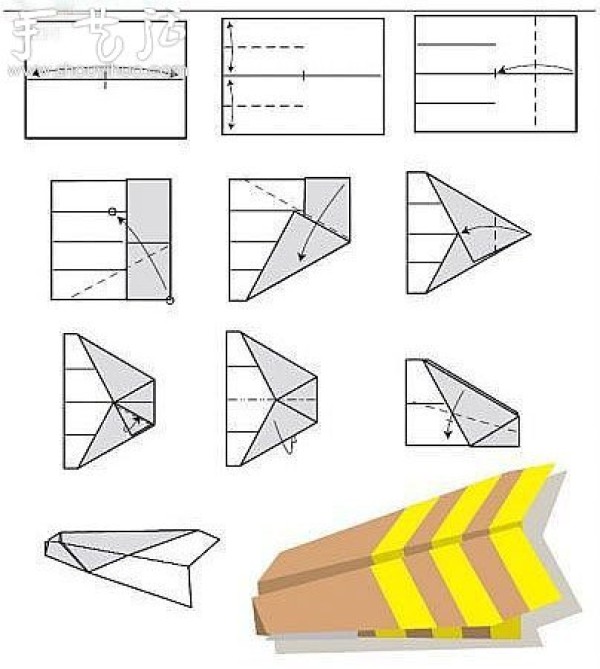 How to make origami planes, a complete collection of origami methods for paper planes