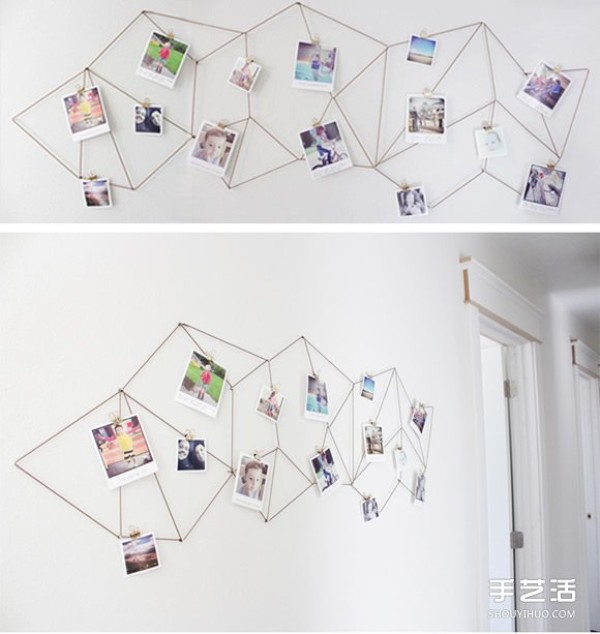 DIY photo layout of renovated old items will make your home beautiful