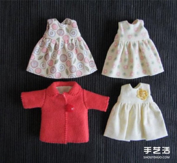 Mini doll clothing making tutorial, doll clothing hand-making illustrations