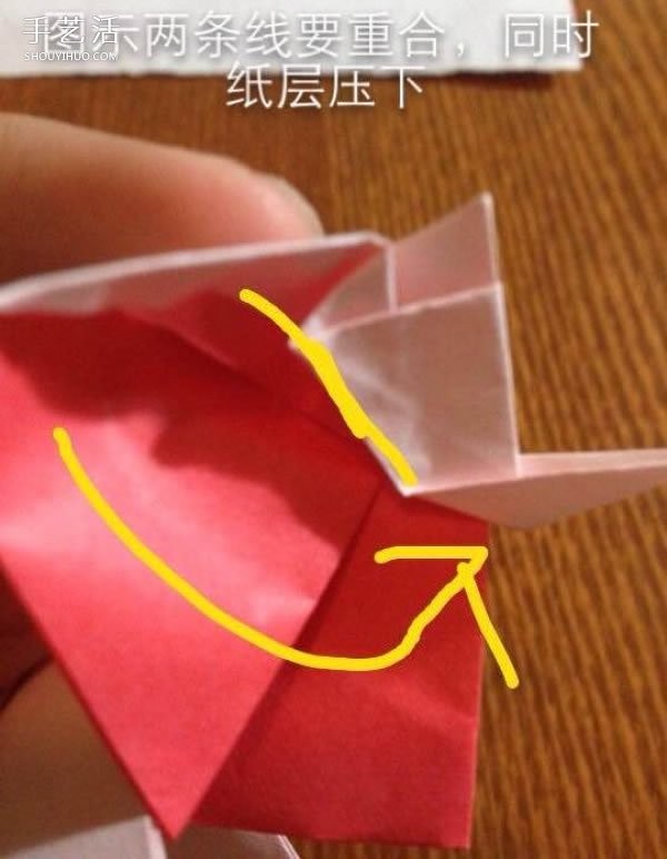 How to fold an origami poodle and illustrate the folding process of a three-dimensional poodle