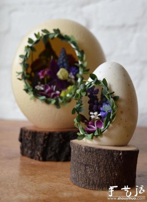 DIY home accessories with eggshells