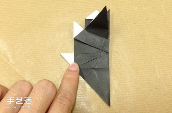 Small animal origami step-by-step diagram, using paper to fold small animals, illustrated method