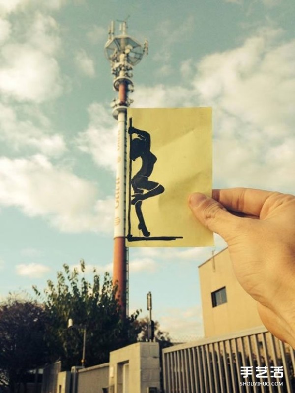 Creative DIY graffiti on sticky notes to add some sugar to ordinary life