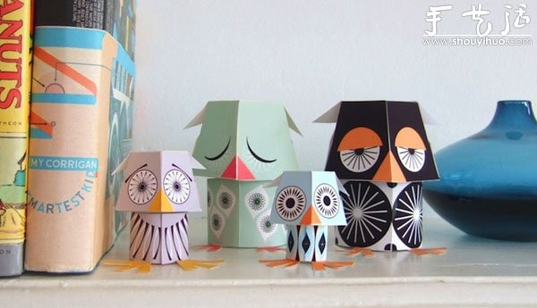 Super cute hand-cut paper animals