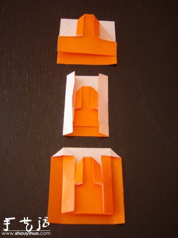 Japanese napkin origami method