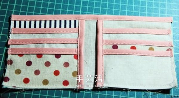 How to make a small zipper wallet, DIY wallet with card holder function tutorial