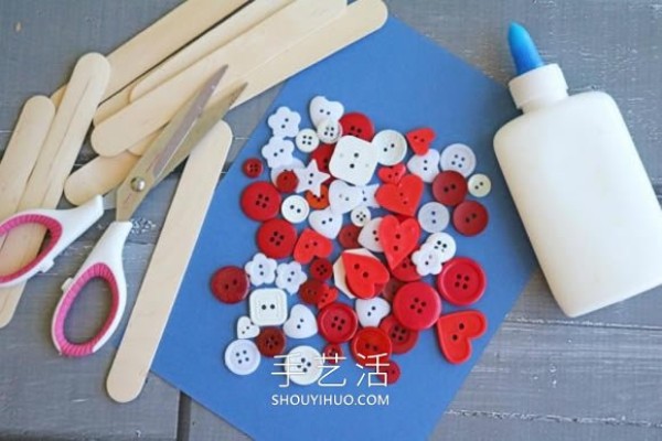 Tutorial on how to make handmade National Day flag decorations for kindergartens