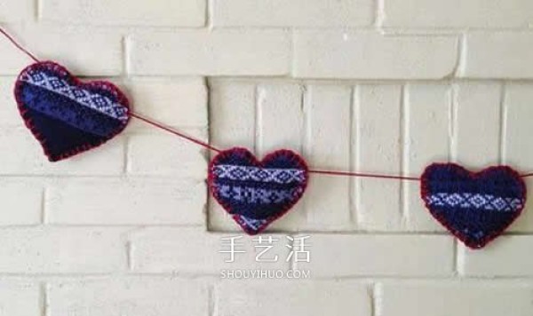 Old sweater remodeling tutorial, DIY handmade beautiful love ornaments