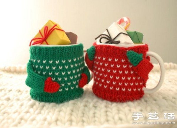 Super cute hand knitted cup covers make life so beautiful