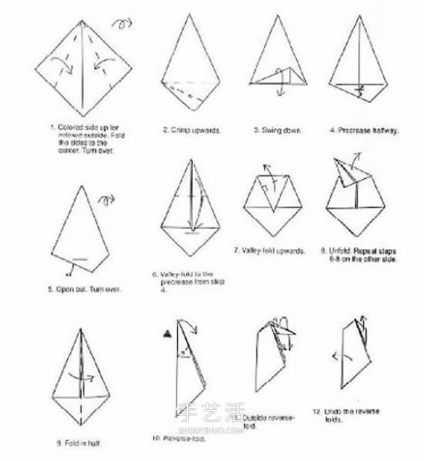 The simple illustration of how to fold a matchbox can be opened and closed very realistically