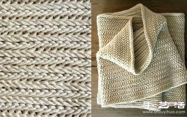 Knit your own stylish love scarf