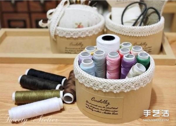 Use transparent tape and paper tube waste to make beautiful DIY storage boxes