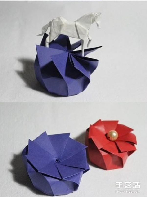 Exquisite packaging box origami tutorial packaging carton production method illustration