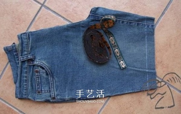 How to modify childrens jeans when babys pants are too short