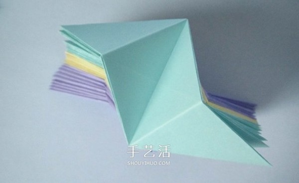 Detailed tutorial on folding paper flower balls, hand-made origami flower balls process diagram