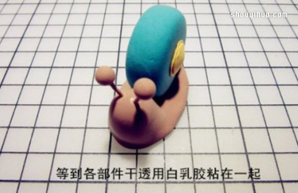 One Piece Phone Bug Snail Clay Making Illustrated Tutorial