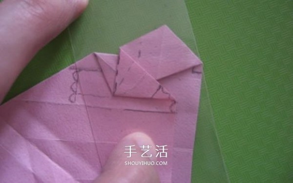 Fukuyama Rose Folding Illustrated Tutorial with clear and large pictures of Fukuyama Rose Origami