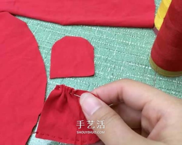 How to make a non-woven baby hat and make a handmade fabric rabbit hat