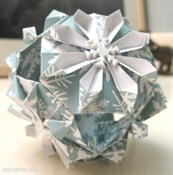 Appreciation of the beautiful handmade origami flower balls (1)