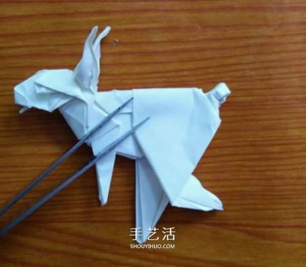 How to Origami a Complex Rabbit, Illustrated Origami Rabbit for the Mid-Autumn Festival