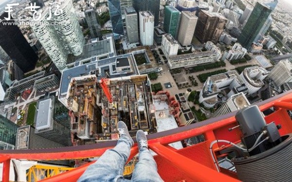 A birds-eye view of the highest point in the city